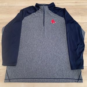 Boston Red Sox Antigua Full Zip Long Sleeve Lined Jacket Mens 2XL Blue MLB